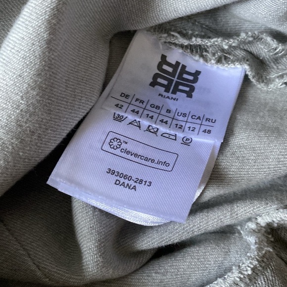 RIANI RIANI Casual Cotton Blend Stretch Pants, Size 12 - Picture 6 of 8